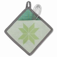 KELA Chňapka CARLA tyrkysová/mentolová 20x20cm KL-12270