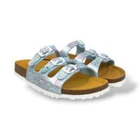 Dívčí pantofle LICO Bioline Flower Kids mint