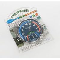 teploměr+vlhkoměr d12cm, -30°C+50°C, kov