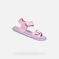 Růžové dívčí sandály Geox Sandal Fusbetto