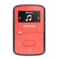 SanDisk MP3 Clip Jam 8GB MP3, červená