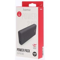 Hama SLIM 5HD, powerbank, 5000 mAh, 1 A, výstup: USB-A, růžová