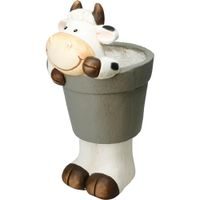 PROGARDEN Květináč dekorativní kráva 25 x 21 x 42 cm KO-795251050krav