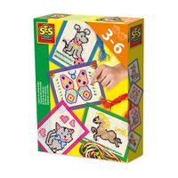 Vyšívací souprava s barevnými předlohami