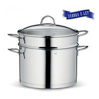 KELA Hrnec na těstoviny nerez s poklicí CAILIN 24cm KL-10991