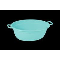 škopek 25l ovál, voda modrá, 55x43x21cm,plast