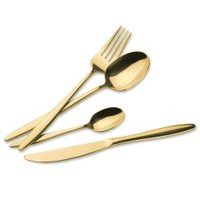 EXCELLENT HOUSEWARE Sada příborů nerez 24 ks ZLATÁ KO-CC4100940