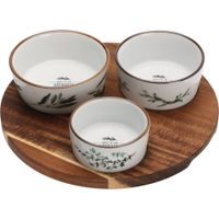 EXCELLENT HOUSEWARE Servírovací sada na pochutiny 4ks KO-210001420