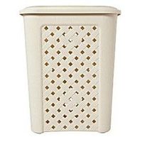koš 30l na použ.pr. ARIANNA krémový, 37.5x27,5x46cm, plast