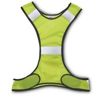 Hama reflexní vesta pro běžce/chodce/cyklisty, kapsa na zip, nastavitelná velikost, neonově žlutá