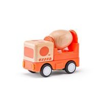 WOODY Auto míchačka se zvuky a světlem, setrvačník