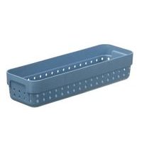 košík SEOUL M-organ., 24x8x5cm-sev.modrý, plast