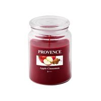 Provence SVÍČKA VE SKLE S VÍČKEM 510G, JABLKO+SKOŘICE_hamashop