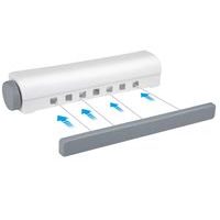 EXCELLENT HOUSEWARE Koš na prádlo bambus 40x30x60 cm bílá KO-KR9000040