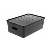 box 12,5l+víko, otvory, 39x26x13, mix RASTR, MULTIBOX, plast