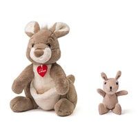 LUMPIN Klokan s mládětem, 28cm
