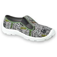 Dětská domácí obuv Befado - šedé, GAME