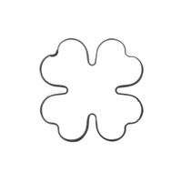 Vykrajovačka čtyřlístek, rozměry: 3x3 cm