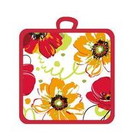 TORO PODLOŽKA POD HRNEC 17X17CM ČERVENÉ KVĚTY TORO_hamashop