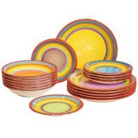 SIAKI Jídelní sada porcelánová 18 ks KO-Q04000120