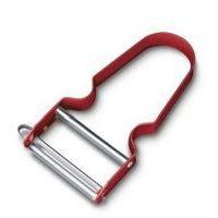 škrabka 11cm Rex, rovné ostří, U tvar, červená Victorinox