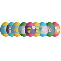 Arpex TERMONÁLEPKY NA VEJCE - VESELÁ ZVÍŘÁTKA 9 KS_hamashop