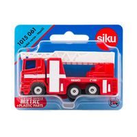 SIKU SIKU česká verze - hasičské auto s výsuvným žebříkem