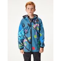 Unuo, Dětská softshellová bunda s fleecem Basic, Kobaltová, Fantazie