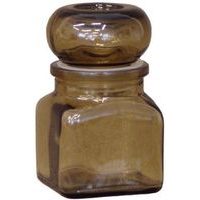 dóza 120ml kouř.TK120/K, 5,5x5,5x9,5cm, sklo