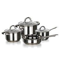 sada nádobí 7-dílná CUISINO, NR/sklo