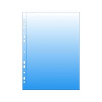 Průhledný obal A4 "U" eurozávěs - modrá