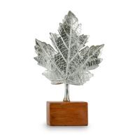 TORO DEKORACE LIST NA PODSTAVCI GINKO/JAVOR POLYRESIN_hamashop