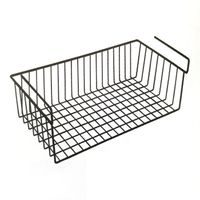 police závěsná 40x26x14cm BLACK GLOBE, černý kov