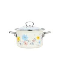 hrnec+PO d18 sklo bílý, MEADOW, 2,0l, smalt