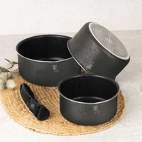 BERLINGERHAUS Sada nádobí s titanovým povrchem 15 ks Antracit Collection BH-8141