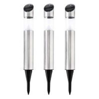 GRUNDIG Solární zahradní osvětlení lampa sada 3 ks nerez 53cm ED-212352