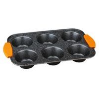 BERLINGERHAUS Forma na muffiny 6 ks silikonové rukojeti Granit Diamond Line BH-1137