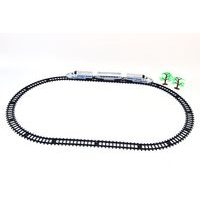 Vlaková dráha, stříbrná, 111cm