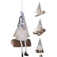 závěs SKŘÍTEK 15cm, 3druhy, textil, dek.