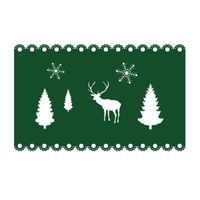 TORO PROSTÍRÁNÍ VÁNOČNÍ OBDÉLNÍK 40X25CM PLSTĚNÉ 2ASSOR_hamashop