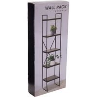 SEGNALE Regál kovový s 5 policemi 27 x 27 x 130 cm KO-DD1001510