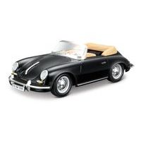 Bburago Bburago - Auta HOBBY, Porsche 356B Cabriolet (1961), černá, 1:24