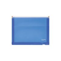 Obálka se zipem A4 modrá
