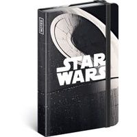 Notes Star Wars – Death Star, linkovaný, 11 × 16 cm Baagl