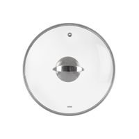 O Poklice sklo pr. 22 cm nerez úchyt loop