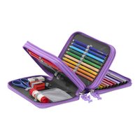 Penál 3 p. prázdný UNICOLOR Violet
