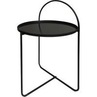 H & S COLLECTION Stolek odkládací kov 65 cm černá KO-DD1001550