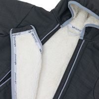 Unuo, Batolecí zimní kombinéza Polar, Černá, Květiny