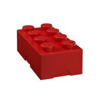 LEGO box na svačinu 100 x 200 x 75 mm - červená