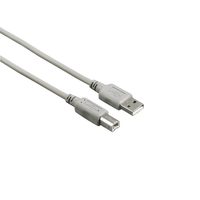 Hama USB 2.0 kabel typ A-B, 3 m, nebalený